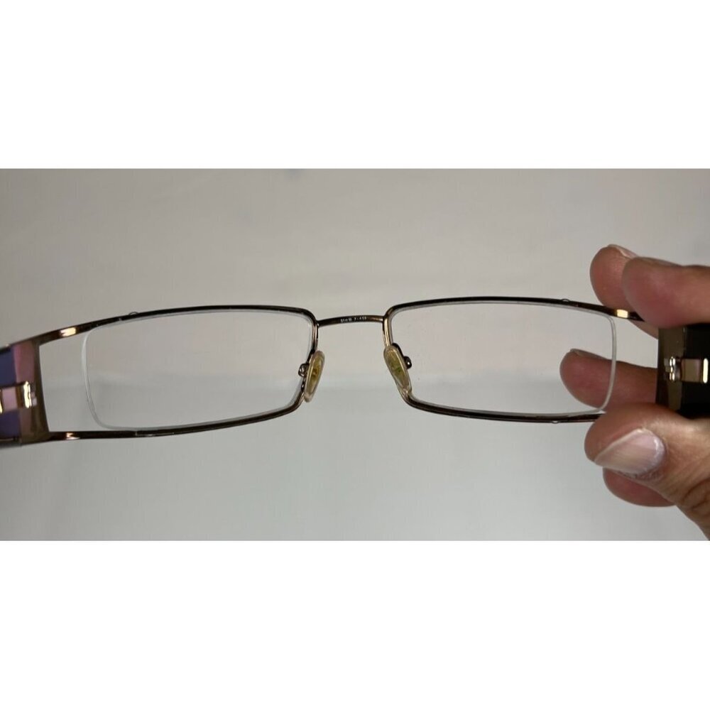 Giorgio Armani GA 543 NJG 125 Bronze Metal Brown Rectangle Eyeglass Frames